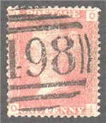 Great Britain Scott 33 Used Plate 83 - OI